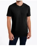 Swet Tailor Softest V Neck T-Shirt In Black