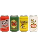 \u2013Beer Can -Combo PackDog Toy 100% Vinyl. Made Durable & Strong. Novelty Play Toy &Floats (Beer 4 Pack)