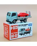 Genuine Domeca alloy car simulation Lambo and other types of car model car boy toy car suitable for children's gifts lovers collection-Limited Edition A0-02-Suzuki Vehicle Transporter-Silver