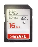 SanDisk Ultra 16GB Class 10 SDHC UHS-I Memory Card up to 80MB/s  SDSDUNC-016G-GN6IN