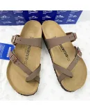 Birkenstock Mayari Mocha Birkibuc Women's Casual Sandals Wide EU37/38/39/40/41 - EU Shoe Size: Regular/Wide EU37/US Women SIZE 37 Color: mocha