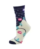 Holiday Theme Novelty Cotton Crew Socks for Women