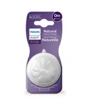 Philips AVENT Natural Response Baby Bottle Nipple, Flow 1, 0M, 2-Pack