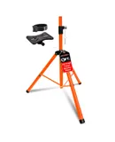 Speaker Stand Tripod Heavy Duty Adjustable Up to 72 Inch DJ Studio Monitor Stands Pole Mount - ORANGE - 1 PC