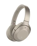 Sony Noise Cancelling Headphones WH1000XM2: Over Ear Wireless Bluetooth Headphones with Microphone - Hi Res Audio and Active Sound Cancellation - Gold (2017 model)