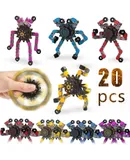20 pcs of random fidget spinners, DIY transformable robot fingertip toys, decompression spinners, deformable creative mechanical gyroscope toys, kids adult stress relief mechanical chain toys, party supplies
