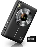 Roll over image to zoom in
Digital Camera, FHD 1080P Camera, Digital Point and Shoot Camera with 16X Zoom Anti Shake, Compact Small Camera for Boys Girls Kids