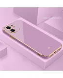 Mobile phone soft case for Apple 12ProMax purple