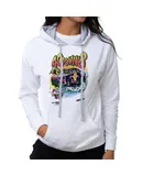 NASCAR Hooded Sweatshirt - Jimmie Johnson - 3 White by DelSol for Women - 1 Pc T-Shirt (XL)