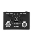 KOKKO Multifunctional Drum & Looper Effect Pedal Tuner BT Page-Turner Phrase Loop Recording Drum Machine Effect Compact Pedal Portable Musical Instrument Effect Pedal Digital Tuner