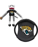NFL Unisex NFL Sock Monkey and Flying Disc Pet Toy Combo Set