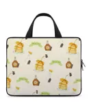 Pancake Maple Illustration Laptop Bag Women Man 10 12 13 15 17 Inch Office Notebook Travel Computer Handbag Waterproof Bag Notebook Cover