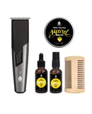 Mario Lopez Rechargeable Men’s Grooming & Beard Care Bundle – Complete Hair, Beard, Nose, and Ear Kit