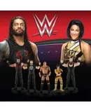 WWE Wrestler Stampers 5pk The Rock Bayley Seth Rollins Roman Strowman PMI International