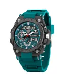 SMAEL Dazzling Gradient Men's Watch Electronic Sports Watch Luminous Waterproof Watch-8060- Green