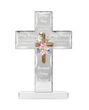 Acrylic Standing Cross Religious Inspirational Gifts with Bible Verse