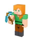 Minecraft Alex Action Figure, 3.25-in, with 1 Build-a-Portal Piece & 1 Accessory