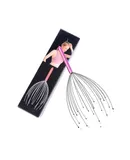 Head Massager Scalp Massager 20 Finger Head Massager For Head Body Relaxation (Pink)