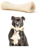 Dog Toys for Aggressive Chewers Large Breed Durable Dog Toys Made with Nylon Tough Dog Toy for Large Medium Dogs Teething Puppies (The Bone, Large to X Large Dogs)