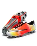 Football shoes tf broken nails artificial turf AG long nails teenage students boys and girls genuine leather foot training shoes