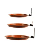 3X squirrel feeder bird bath bowls chipmunk outdoors lawn bird feeder trays