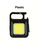Mini USB Rechargeable COB LED Keychain Flashlight Portable Magnetic EDC Light Super Bright Lamp for Camping Hiking Outdoor Use