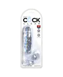 King Cock Clear 6in w/ Balls