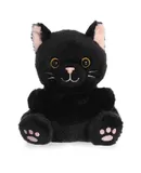 Aurora® Adorable Palm Pals™ 13cm Twilight Black Cat™ Black Stuffed Animal