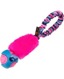 Pocket PowerBall Fauxtastic | Pocket-Sized Tug Toy | Durable Bungee Tug Toy for Dogs | Ideal for Interactive Dog Training and Dogs of All Ages | Made of Durable Faux Fur