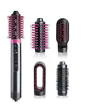 Hot Air Brush，Hair Dryer Brush Set-Black/Red