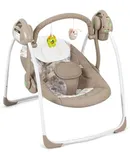 Baby Swings for Infants to Toddler, Soothing Portable Baby Swing, Compact Automatic Baby Swing with Music, Electric Baby Swing with Adaptable Speed, 6-25 lbs 0-9 Months