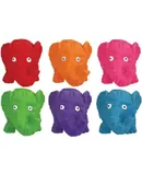 One 8 inch Origami Dog Toy Grunting Squeaker Latex Choose Character or Set Colors Vary (8 Inch Elephant)