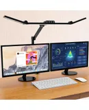 Bright Led table lamp with jig to illuminate 8 ft long architect table lamp for home office, dimmable table lamp with remote adjustable monitor light strip high office light, computer desk desktop