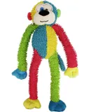 Dog Toys for Medium to Large Breeds 17 Inch Long Limb Monkey Interactive Tug Play Squeak (Blue/Yellow)