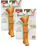 by Ethical Products 6in Bambone Branch Shaped Peanut Butter Flavored Dog Bone Bundle Interactive Anti Anxiety Chew Toys for Aggressive Chewers Durable Pet Toys for Dental Health Small, 2Pk