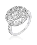 .5 Ct Interlocking Circles Ring with CZ