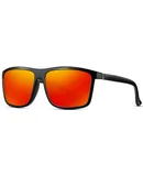 Rectangular Polarized Sports Sunglasses for Men Women Cycling Driving Fishing UV400 Protection