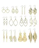 Conjunto de Pendientes Colgantes Boho Estilo Vintage Joyería de Moda Boho Pendientes Colgantes para Mujeres-Estilo B