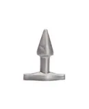 Tantus Stud Plug Silver