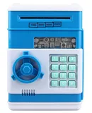 Bank Cash Coin Can ATM Bank Electronic Coin Money Bank for Kids-Hot Gift（Blue）