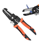 Multi functional cable stripping pliers Electrical multifunctional stripping pliers Electrician handheld industrial grade distribution line crimping pliers Wire cutting pliers Leather stripping pliers