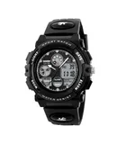 SKMEI 1163 Watches Kids Outdoor Sports Children Watch Digital Quartz Wristwatch for Boys Girls Watches with PU Strap Band Alarm LED Luminous Waterproof Date Shock Resistance Wearable Accessories