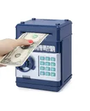 Refasy Piggy Bank Cash Coin Can ATM Bank Electronic Coin Money Bank for Kids-Hot Gift