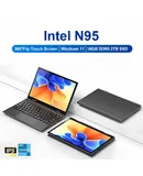 Intel N95 16.1 inch Windows 11 16GRAM+128GB HDMI Notebook Netbook 1920*1080 glass panel Laptop-Black NEW