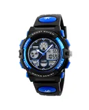 SKMEI 1163 Watches Kids Outdoor Sports Children Watch Digital Quartz Wristwatch for Boys Girls Watches with PU Strap Band Alarm LED Luminous Waterproof Date Shock Resistance Wearable Accessories