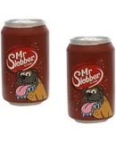 \u2013Soda Can Dog Toy 100% Vinyl. Made Durable & Strong. Novelty Play Toy &Floats (Mr. Slobber 2 Pack)