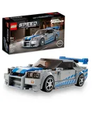 LEGO® Speed Champions 2 Fast 2 Furious Nissan Skyline GT-R (R34) 76917 Building Toy Set Ages 9+ (319 Pieces)