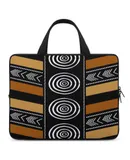 African Mud Cloth Artistry Art Laptop Bag Women Man 10 12 13 15 17 Inch Office Notebook Travel Computer Handbag Waterproof Bag Notebook Cover