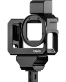 ULANZI G9-5 Housing Case for Gopro Hero 12 11 10 9, Aluminum Video Cage with 2 Cold Shoe Mount for Mic and Led Light, Protective Frame with 52mm Filter Adapter, Lens Cap, Compatible with Tripod