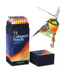 Colored Pencils 72 Coloring Pencils Premium Professional Art Drawing Pencil for Adults Coloring Book